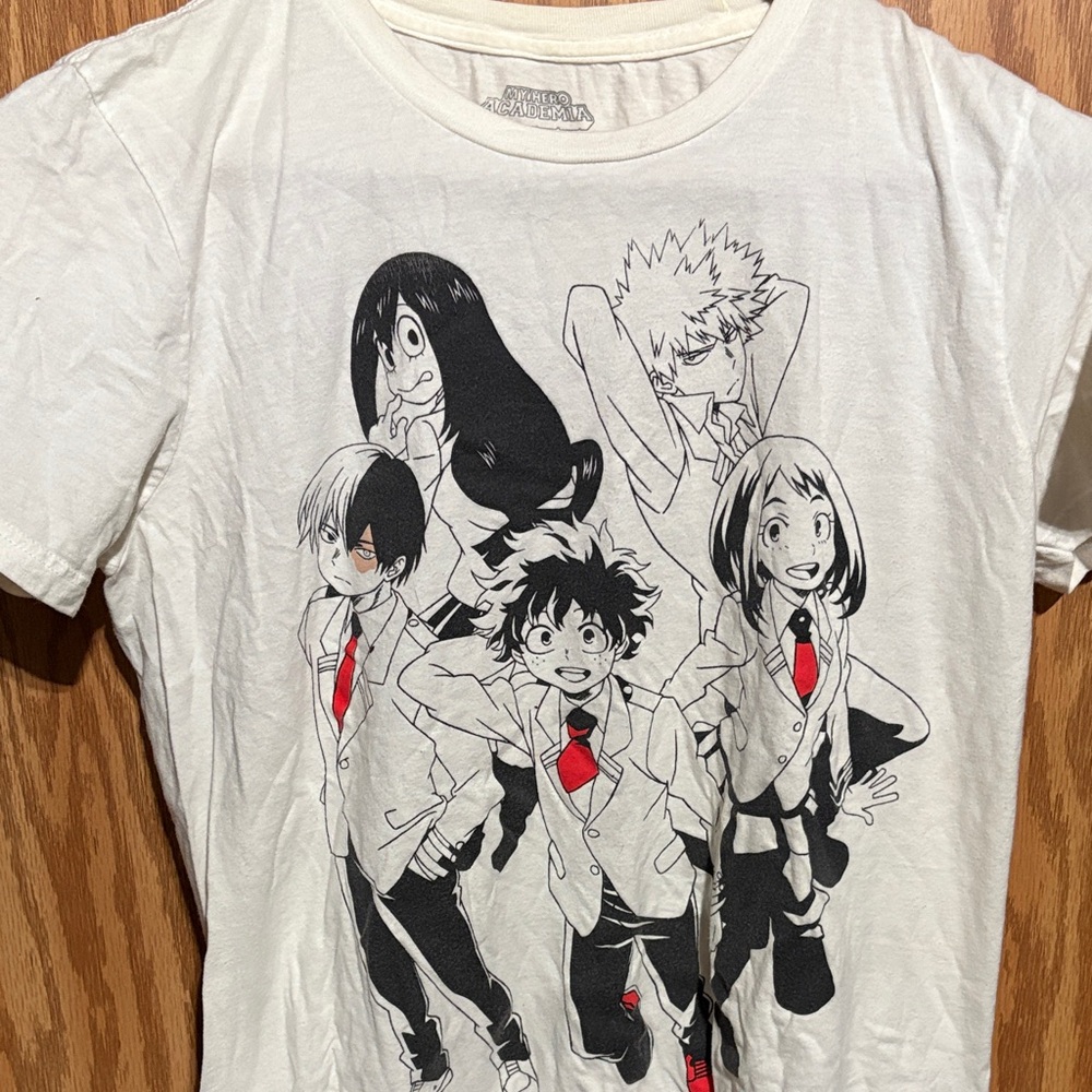 Anime Character T-Shirt - White